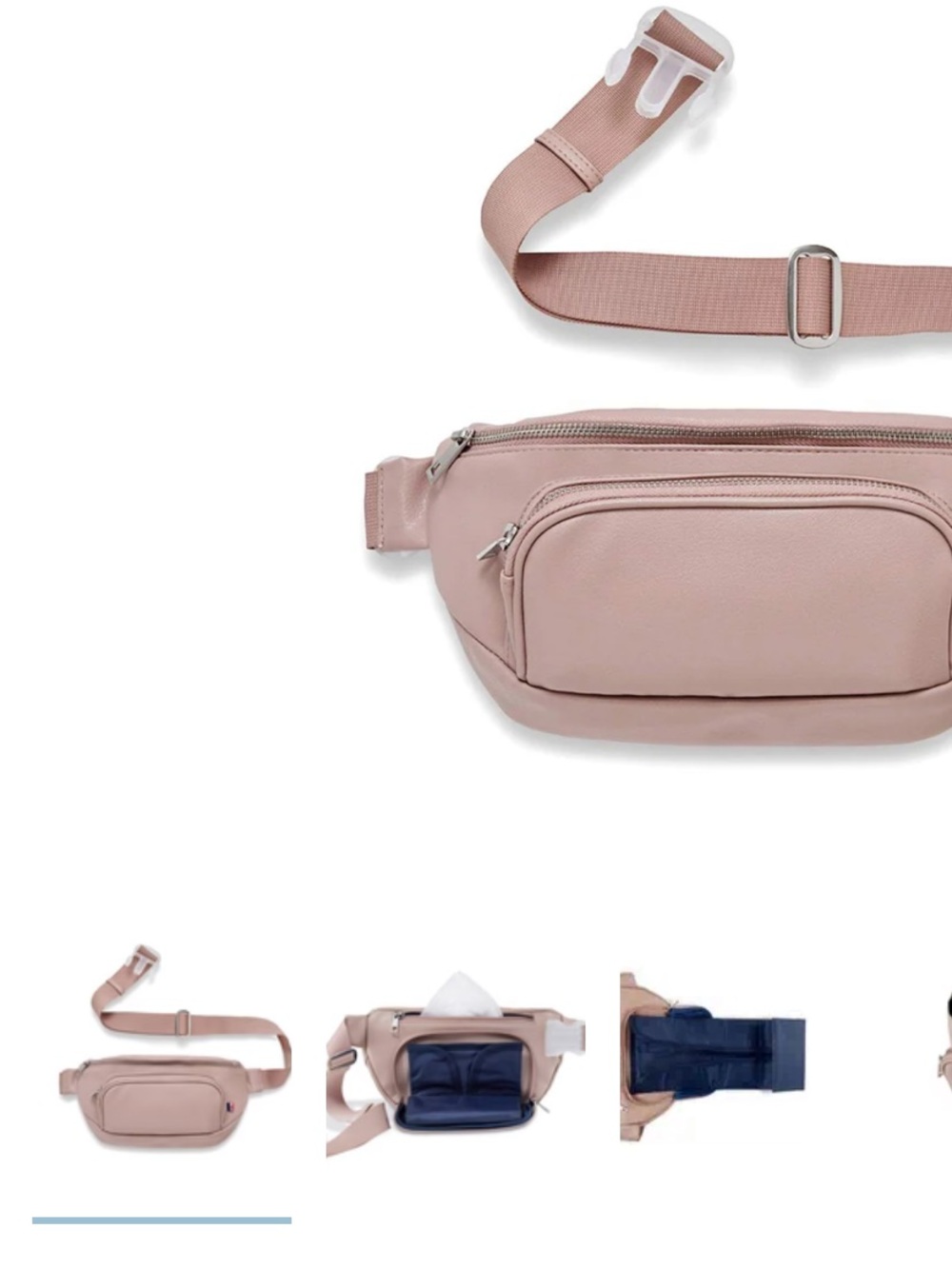 Kibou Travel Diaper Bag - Blush